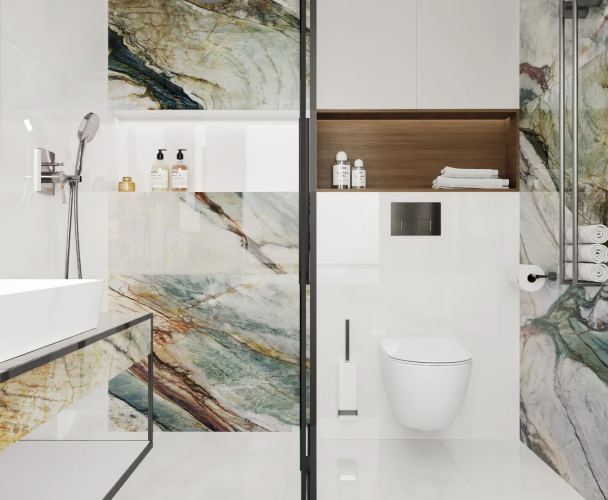 Керамогранит Laparet х9999309510 Atmosphere Cristal белый полированный 80х160