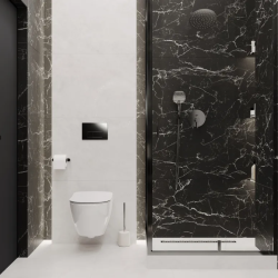 Керамогранит Laparet LP6060G0131R Intense Nero чёрный матовый карвинг 59,5х59,5