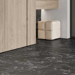 Керамогранит Laparet LP6060G0131R Intense Nero чёрный матовый карвинг 59,5х59,5