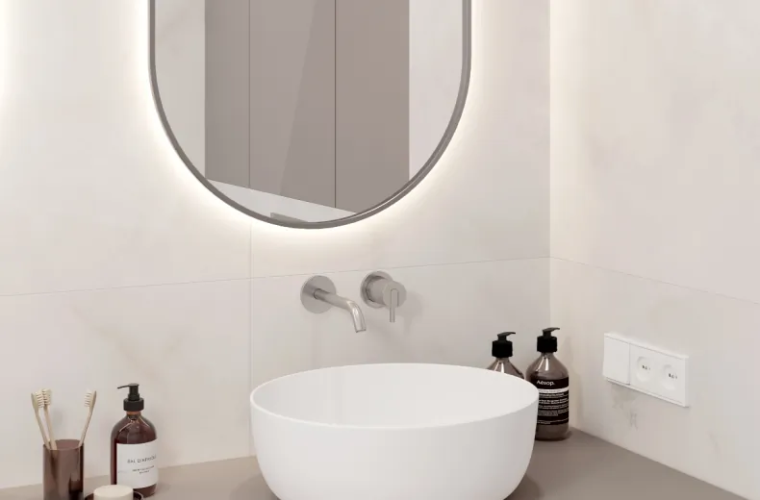 Керамогранит Laparet LP6012G0541R Bernini Bianco белый глянцевые чернила 59,5х119,1