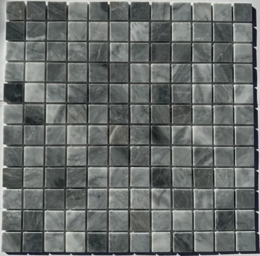 Мозаика Pixel Mosaic PIX 336 Ice Grey, чип 23х23 мм, сетка 305х305х4 мм, Полированная