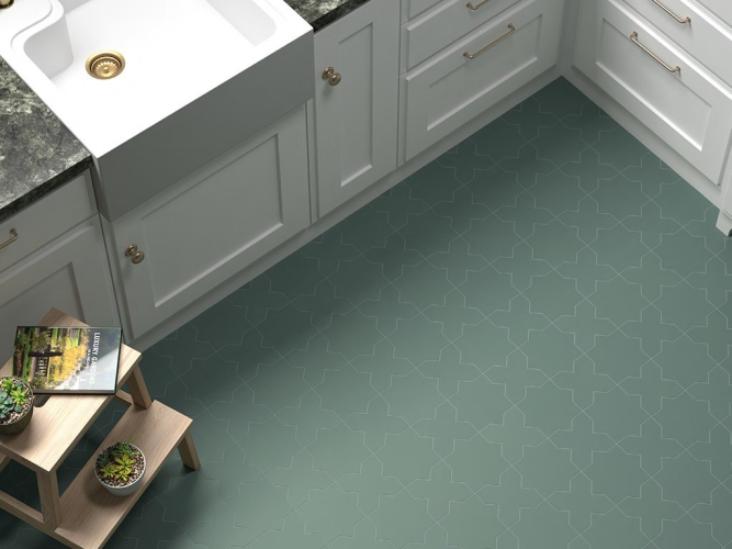 Плитка Equipe Porto 30621 Cross Pickle Green 12x12