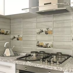 Керамическая плитка Monopole Antique Gris Laguna Verde Brillo Bisel 10x30