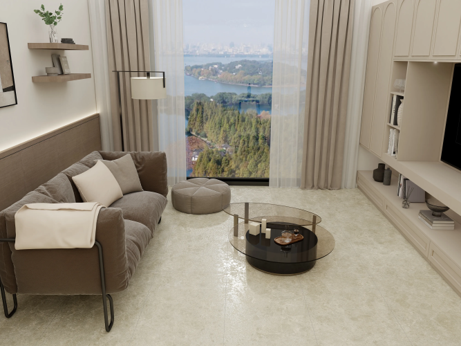Керамогранит Duna RP-238570 Gravelo Beige Carving 60x120