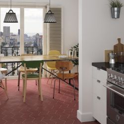 Плитка Equipe Rhombus 21312 Red 14x24