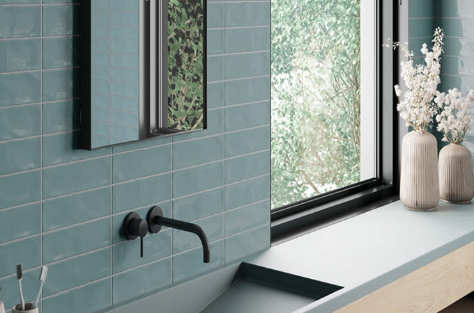 Керамическая плитка Dar Ceramics Rural ocean brillo 7,5x30