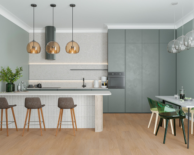 Кварц-виниловый ламинат SPC Alta Step Gusto Дуб брауни SPC3309