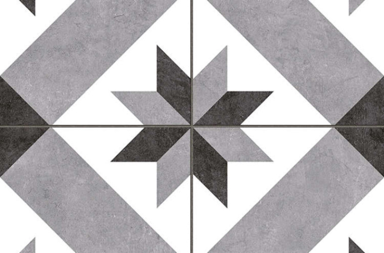 Керамогранит Etili Seramik Nero Pre-Cut 45x45