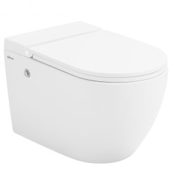 Унитаз ABBER Bequem AC1108P подвесной белый с импульсным смывом