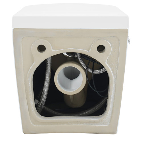 Унитаз ABBER Bequem AC1108P подвесной белый с импульсным смывом