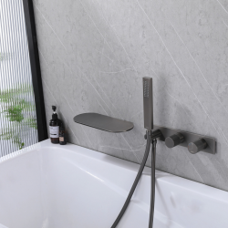 Смеситель ABBER Rund AF8731NG для ванны скрытого монтажа, никель