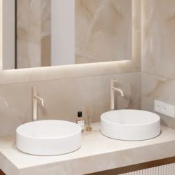 Керамогранит Laparet LP6012G0521R Cammeo Oro бежевый глянцевые чернила 59,5х119,1