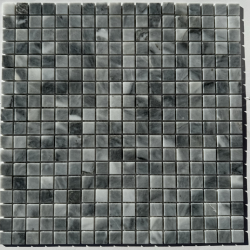 Мозаика Pixel Mosaic PIX 334 Ice Grey, чип 15х15 мм, сетка 305х305х4 мм, Полированная