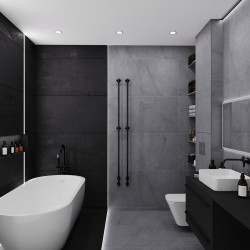 Керамогранит Staro Slim Barcelona Nero Matt 60x120