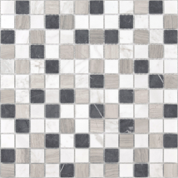 Мозаика LeeDo Ceramica Pietra Mix 4 MAT (23x23x4) 298х298, матовая