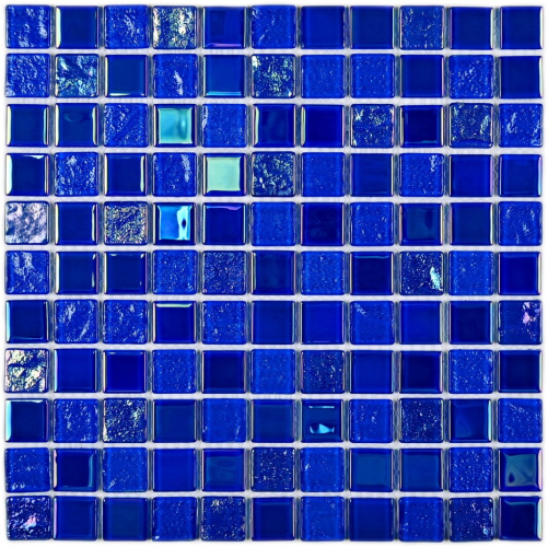 Мозаика Bonaparte Bondi dark blue-25 (25х25х4) 300х300, глянцевая