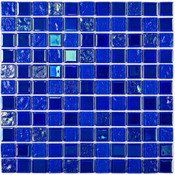 Мозаика Bonaparte Bondi dark blue-25 (25х25х4) 300х300, глянцевая