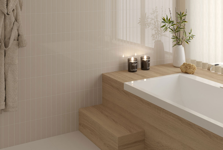 Плитка Equipe Costa Nova 28448 Pink Stony Glossy 5x20