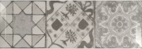 Керамическая плитка Monopole Antique Gris brillo bisel 10x30
