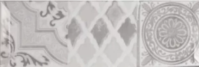 Керамическая плитка Monopole Antique Gris brillo bisel 10x30