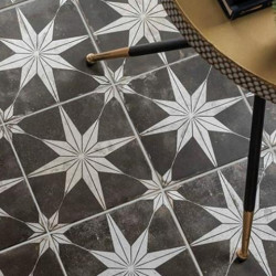 Керамогранит Etili Seramik Scintilla Black Pre-cut 45x45
