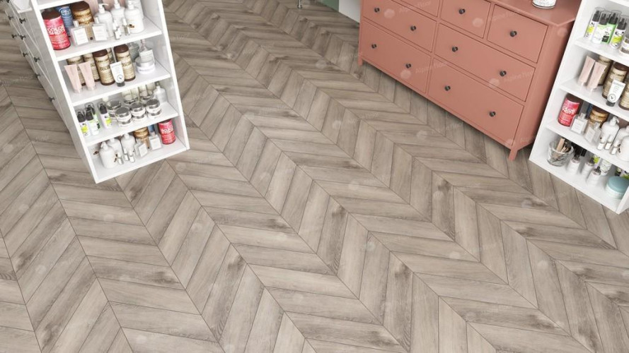 Кварцвиниловая плитка Alpine Floor Chevron Alpine Дуб Исида ECO 18-8 MC