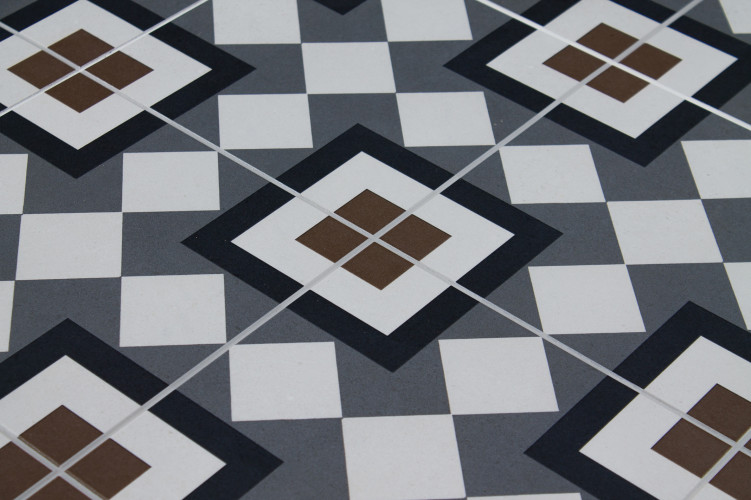 Керамогранит Staro Carpets Pre-Cut Bristol Red matt 60x60