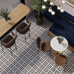 Керамогранит Staro Carpets Pre-Cut Bristol Red matt 60x60