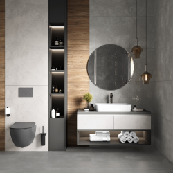 Керамогранит Ceradim SG604120R Норд Грис серый матовый карвинг 59,50x59,50