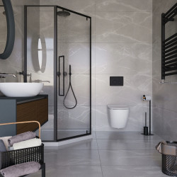 Керамогранит Buono Ceramica SOVL4708V Soft Grey Stone Satin Carving 60x120