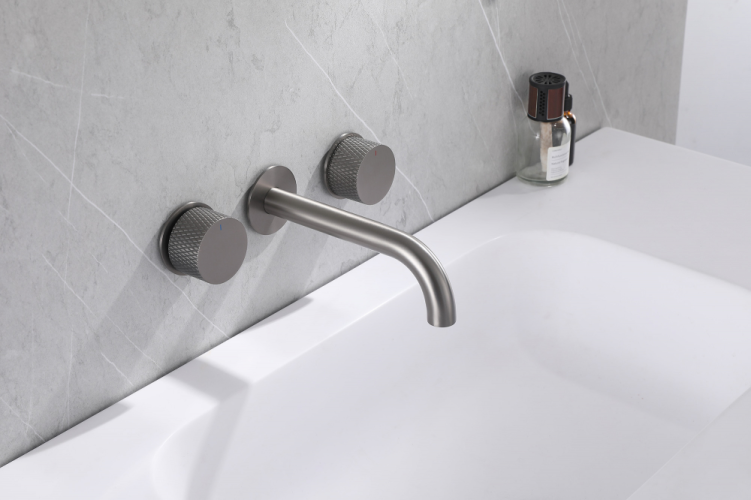 Смеситель ABBER Wasser Kreis AF81122NG для раковины скрытого монтажа, никель