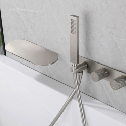 Смеситель ABBER Rund AF8731SP для ванны скрытого монтажа, сатин