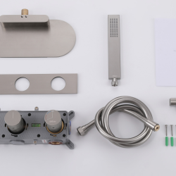 Смеситель ABBER Rund AF8731SP для ванны скрытого монтажа, сатин