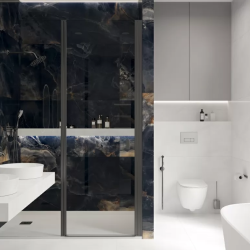 Керамогранит Laparet х9999309508 Interstellar Black чёрный полированный 80х160