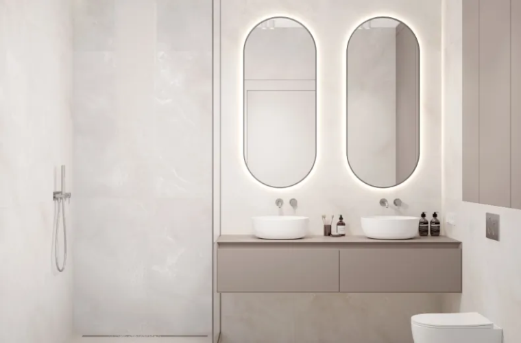 Керамогранит Laparet LP6012G0531R Bernini Crema кремовый глянцевые чернила 59,5х119,1