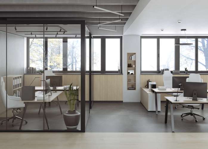 Керамогранит Kerranova K-2203/LR Skala Dark Grey 60x120