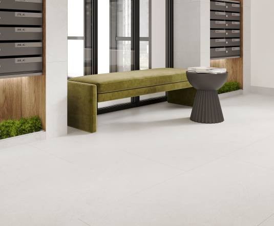 Керамогранит Laparet Sandstone Bianco Pro светло-серый матовый r 60х60