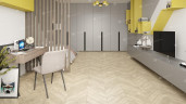 Кварцвиниловая плитка Alpine Floor Chevron Alpine Сонома ECO 18-7 MC