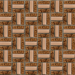 Мозаика NSmosaic MS-619 чип 	15x48 мм, сетка 300x300 мм, глянцевая