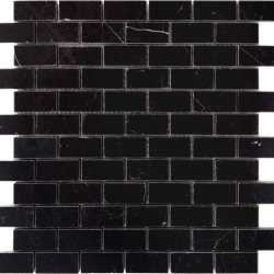 Мозаика LeeDo Ceramica Nero oriente POL (23x48x7) 298х298, полированная глянцевая