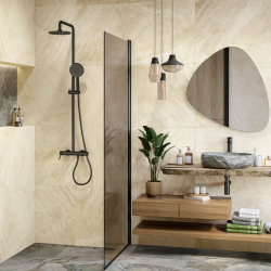 Керамогранит Delacora D120201M Rock Crema матовый карвинг 60x120