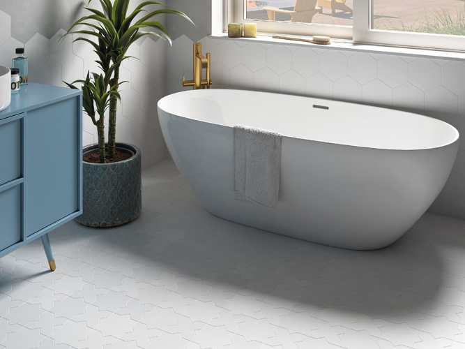 Плитка Equipe Porto 30614 Cross White 12x12