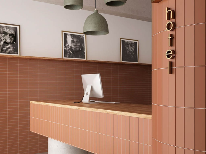 Плитка Equipe Costa Nova 28450 Terra Glossy 5x20