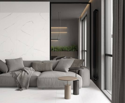 Керамогранит Laparet Atlantic White i белый матовый 60x60