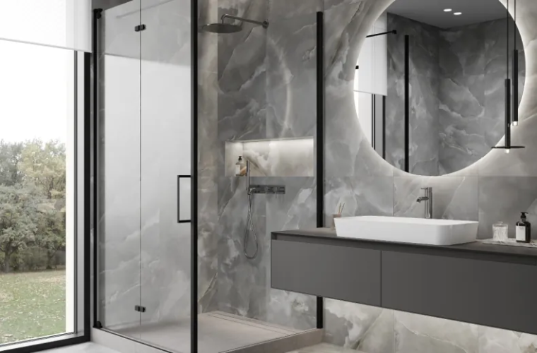 Керамогранит Laparet х9999312950 Snowy Night серый лаппатированный шайн 60х120