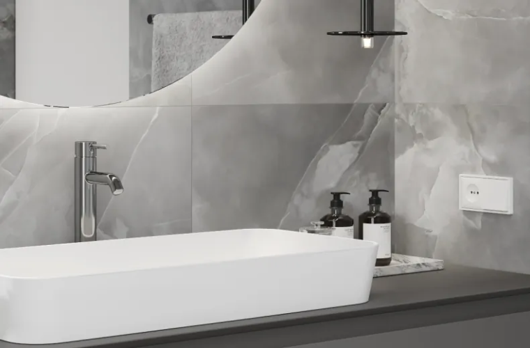 Керамогранит Laparet х9999312950 Snowy Night серый лаппатированный шайн 60х120