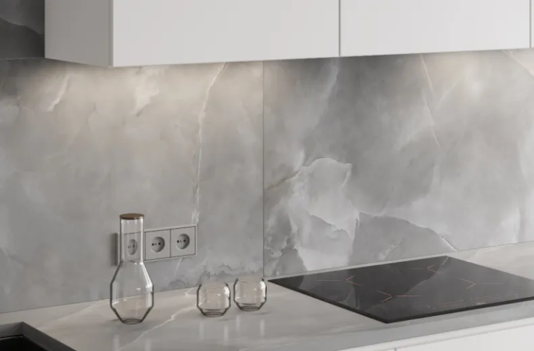 Керамогранит Laparet х9999312950 Snowy Night серый лаппатированный шайн 60х120