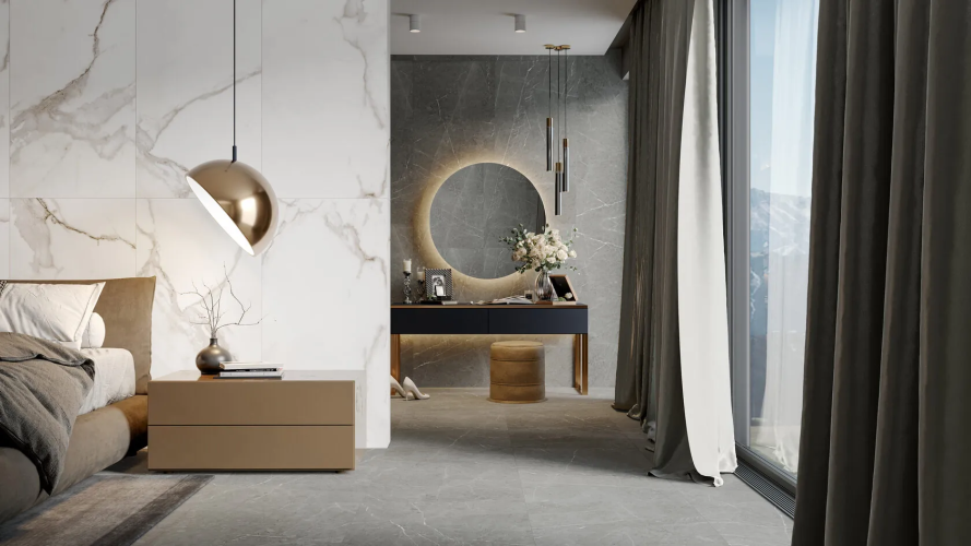 Керамогранит Kerranova K-2001/MR Iceberg Сappuccino 60x120