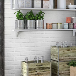 Керамогранит Rondine J85888 Tribeca White Brick 6х25