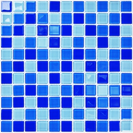 Мозаика Bonaparte Blue wave-2 (25х25х4) 300х300, глянцевая